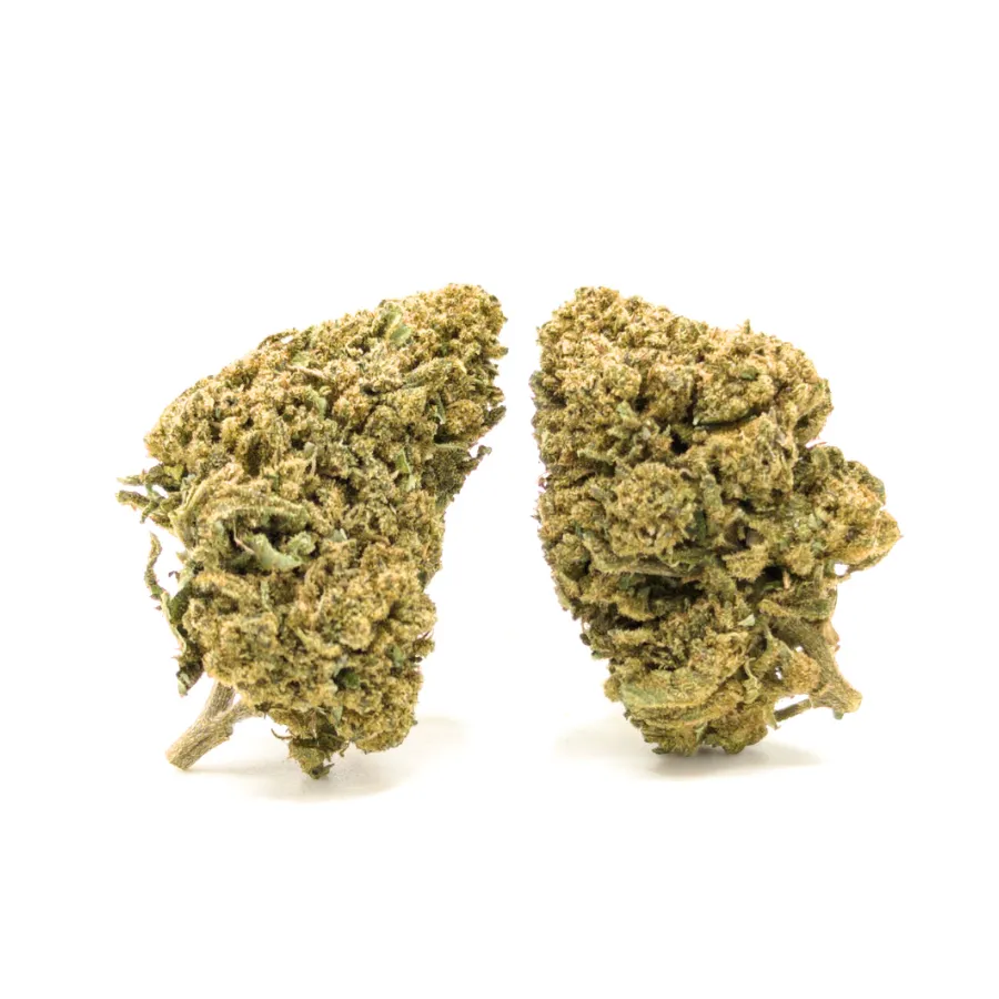 Cogollos Banana CBD – marihuana CBD de aroma a banana, verdes oliva y pistilos
