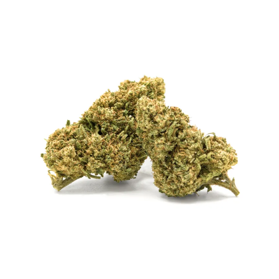 WHITE WIDOW CBD 12,88% – dos cogollos CBD de invernadero, aroma terroso con pino y ralladura de limón